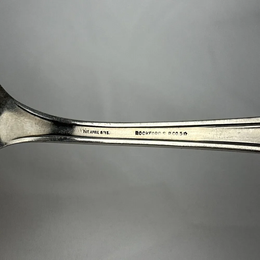 HAWTHORNE 1908 by Rockford Silver Plate Co. Pierced Berry Spoon